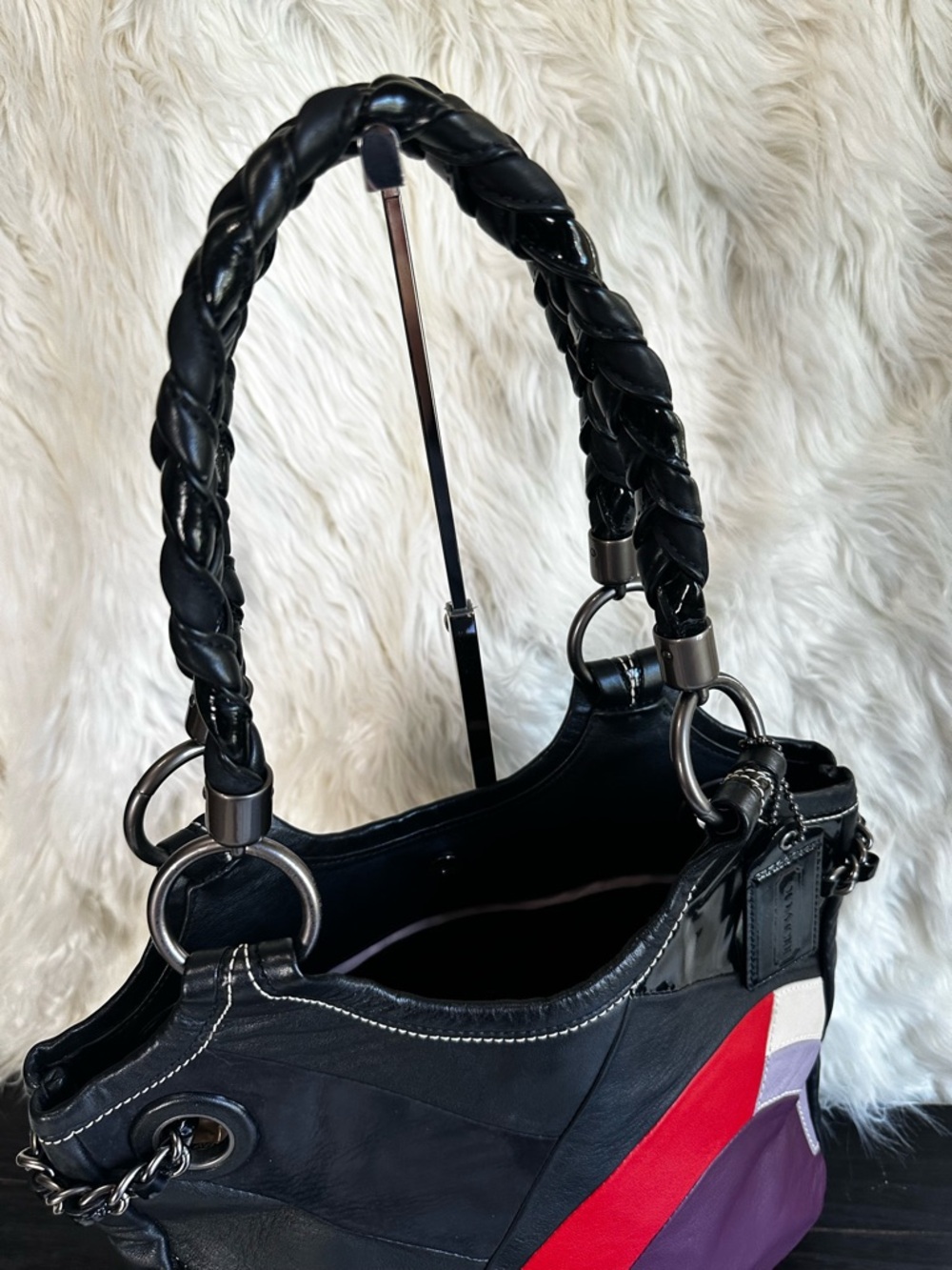 Coach Black Limited Edition Parker Patchwork - Picture 3 of 6